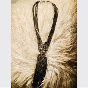 Large necklace festival antique gold statement